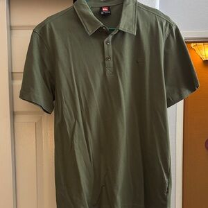 Quiksilver Men's Olive Polo Shirt